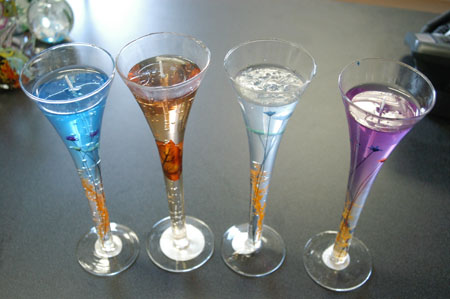 Champagne  Design Candles