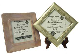 Mable & Ceramic plaques, frames
